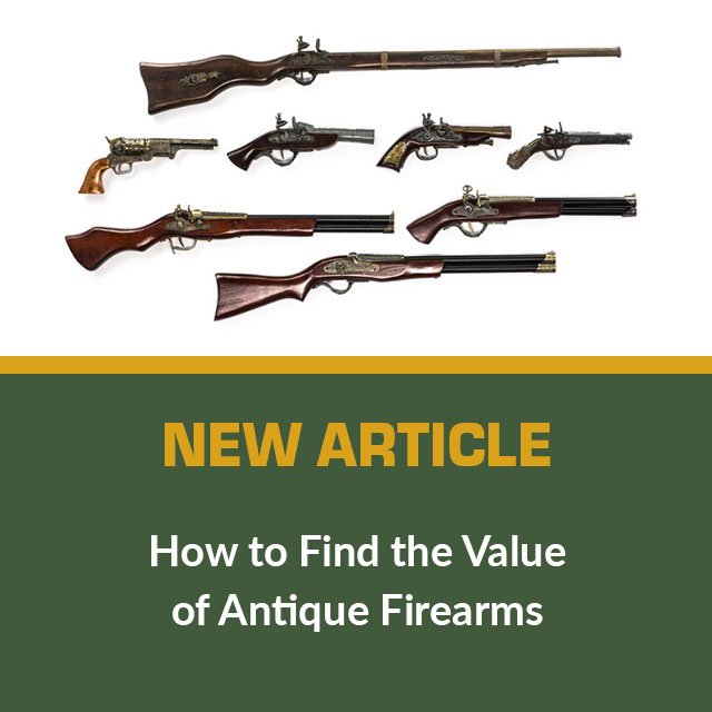 So, you inherited an old firearm and need to find the value for it. Where do you go?

Learn about how to find out what your weapons are worth in our latest article. bit.ly/2TsZYR2

#NumrichGunParts #antiquefirearms #gunappraisal