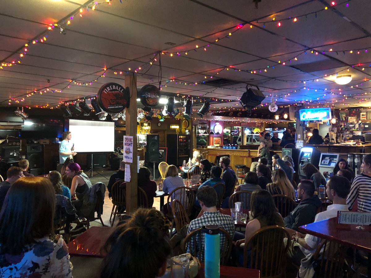 PACBoulder's tweet photo. Thanks to all the #nerds who made it to #NerdNightBoulder last night, and to our amazing speakers @AEBraswell @jumpin_genes @GregoryCusack!! @CUBoulder Science=fun!  #becausescience #scicomm #scienceisforeveryone #yesscience https://t.co/nPsqTBObfj