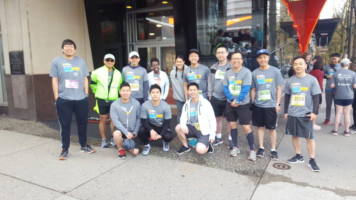 Congratulations to Team Tax Me If You Can from VTSO GST Audit on finishing the 2019 Vancouver Sun Run!  Neither rain or hail could slow this team down! Getting outdoors and running or walking with friends and colleagues is a great way to promote health and wellness 🏃‍♀️🚶‍♂️
