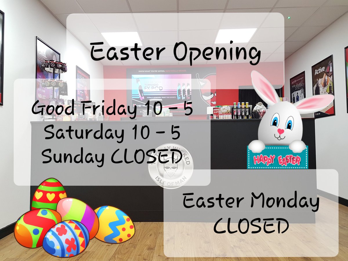 TotallyWickedIM's tweet photo. First Monday off since June, so stock up before Easter :-) https://t.co/B2ZdeX6Eps