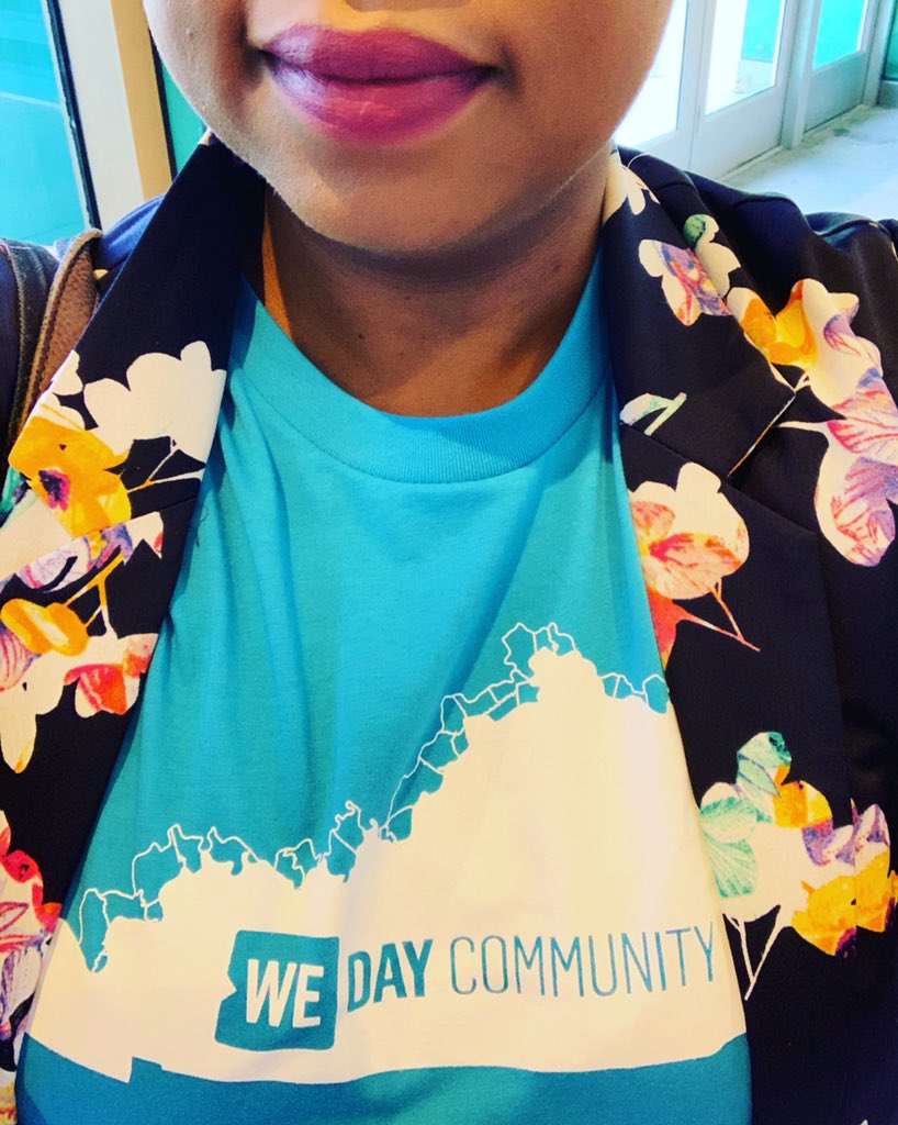 Excited to be helping out at #WeDayKY2019 today! I love celebrating students who are committed to servant leadership.