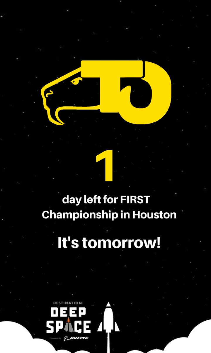 TecDroidOficial's tweet photo. ¡Sólo falta 1 día! ¡Ya es mañana!
Only 1 day left! It’s tomorrow!
#RobotMX https://t.co/QmKCv9JBeg