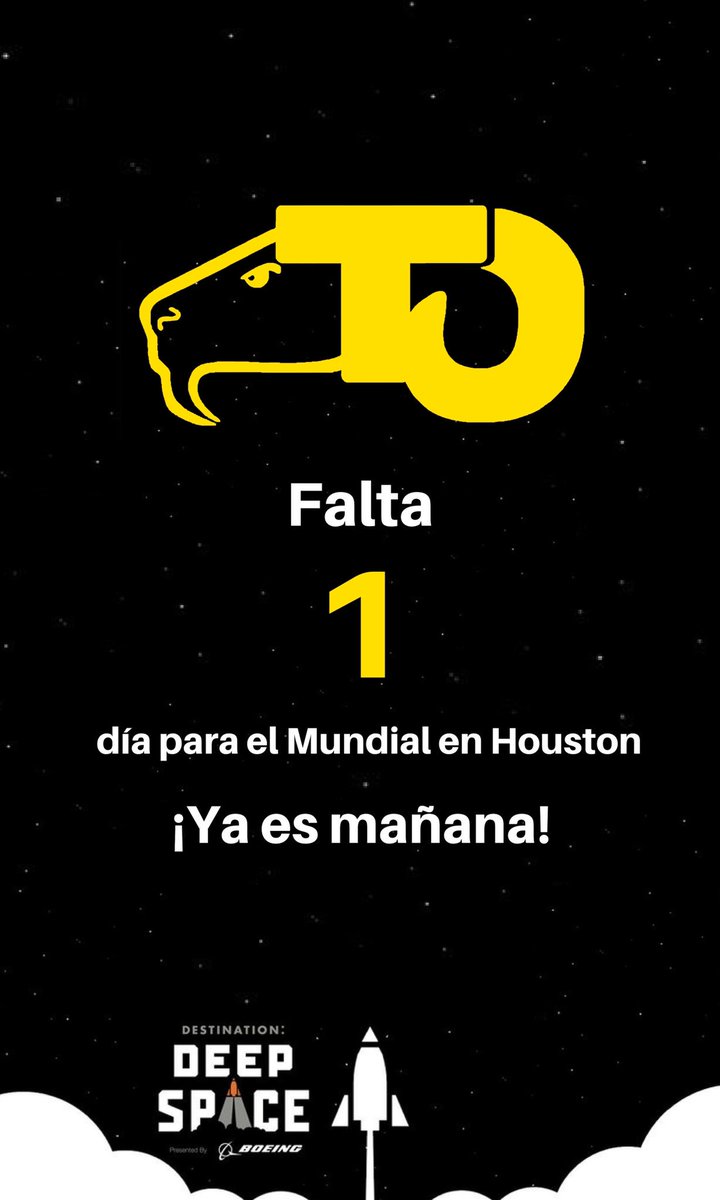 TecDroidOficial's tweet photo. ¡Sólo falta 1 día! ¡Ya es mañana!
Only 1 day left! It’s tomorrow!
#RobotMX https://t.co/QmKCv9JBeg