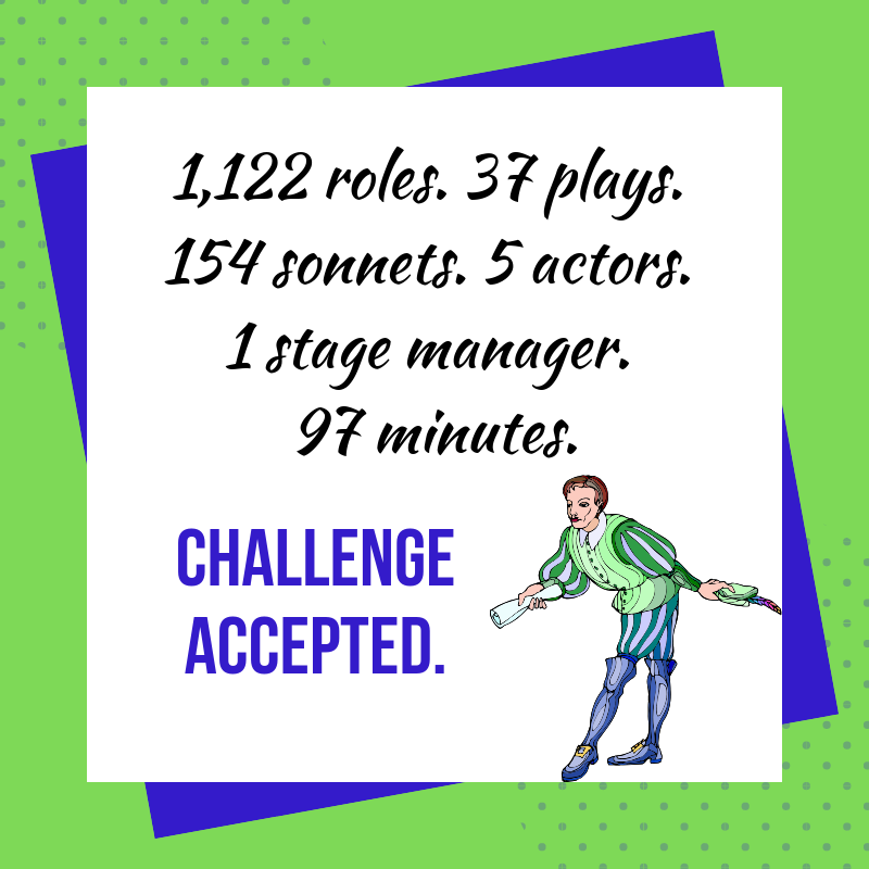 Contrary to popular belief, Shakespeare experience is NOT required for this hilarious, fast-paced adventure through his many works! Tickets are on sale at buff.ly/2IugVZk now - get yours now before they're gone! #ShakespeareMankato #NotYourGrandmasShakespeare