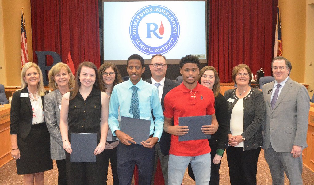 RichardsonISD's tweet photo. Take a moment to help us congratulate these outstanding students who were recognized by the RISD Board of Trustees last night. #RISDBoTRecognitions #BoTRecognitions https://t.co/jxDHx8rXjk