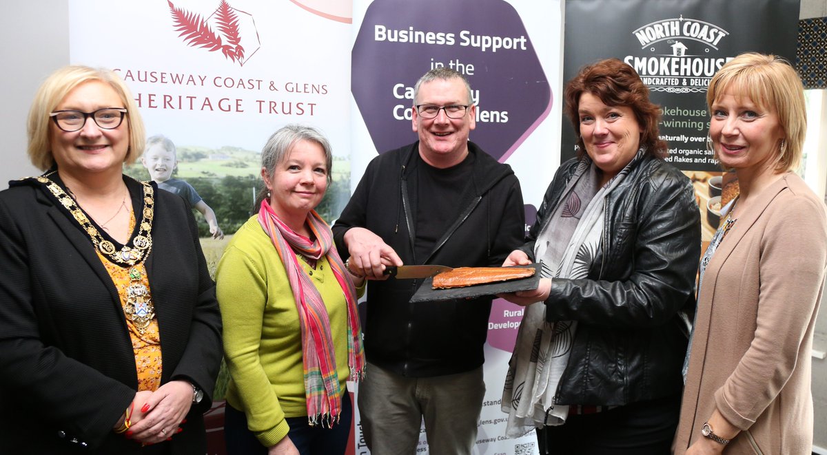 Congratulations <a href="/NCsmokehouse/">NorthCoastSmokehouse</a> in #ballycastle which recently became the latest Économusée in the #VisitCauseway area. It joins an elite network of food &amp; craft artisans who open their doors to share the story of their journey, knowledge, skill and passion. #artisansatwork