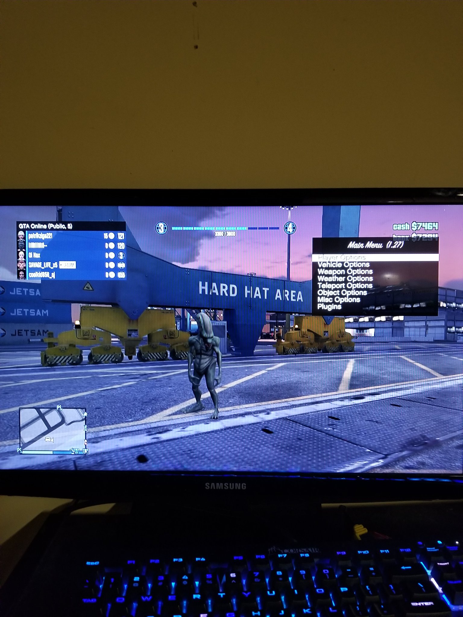 Schuine streep Populair Kalmte gøprø_2027 on Twitter: "GTA V mod menu running on OFW PS3 super slim  (official firmware, not modded or jailbroken or tampered in any way) via  remote memory read/write/RCE exploit I wrote. Video
