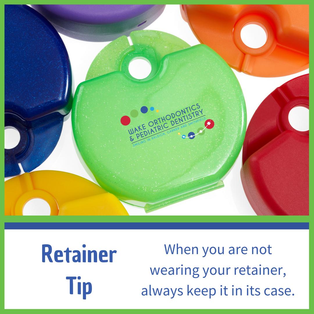 wakeorthopedo's tweet image. You worked hard to achieve that beautiful, new smile of yours! Your retainer is a key part in maintaining your straight smile for years to come. Be sure to protect your retainer by storing it in its case when you are not wearing it! #WakeOrthoPedo #RetainerTip