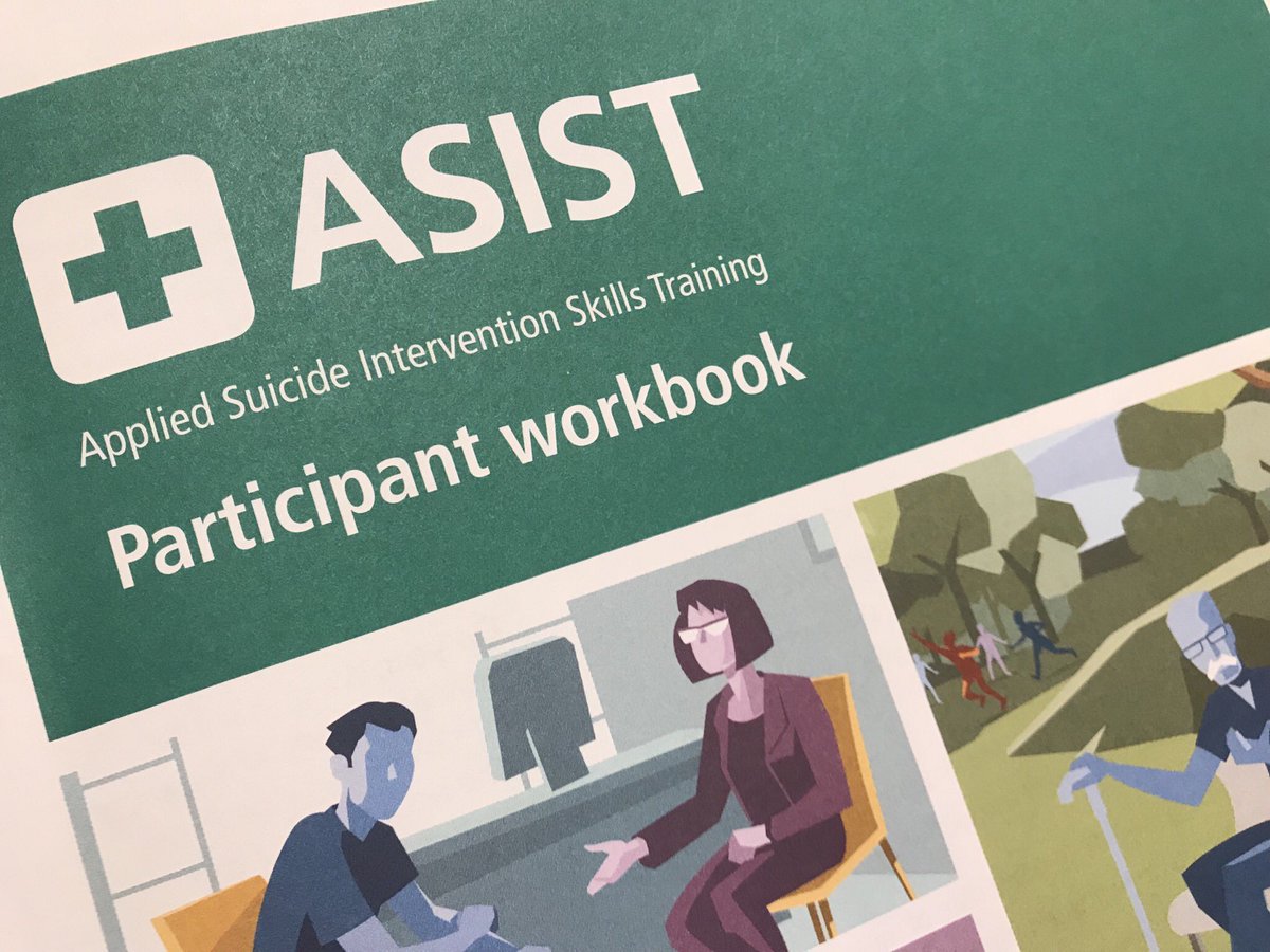 SASEPDDWest's tweet photo. Staff from @Scotambservice taking part in Applied Suicide Intervention Skills Training (ASIST) in partnership with @nlcpeople @SAMHtweets. Enabling our workforce to engage & support those contemplating suicide #mentalhealth #CPDNetwork #Training #RUThatGuy #Letstalk #turningpoint https://t.co/hdE4O1yUY7