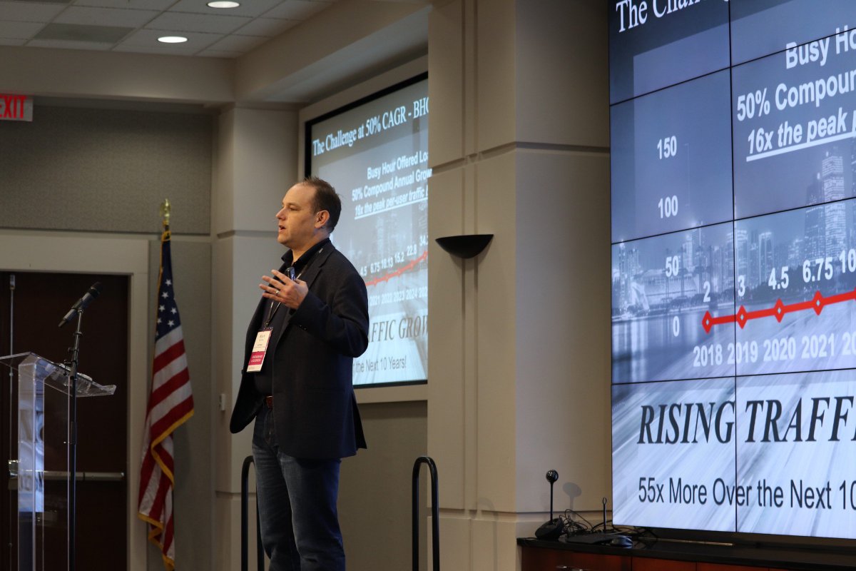 Adtran's tweet image. ADTRAN’s Ryan McCowen speaking on the Future of #10G at #adtranBBSS19 #Broadband #Solutions #Software