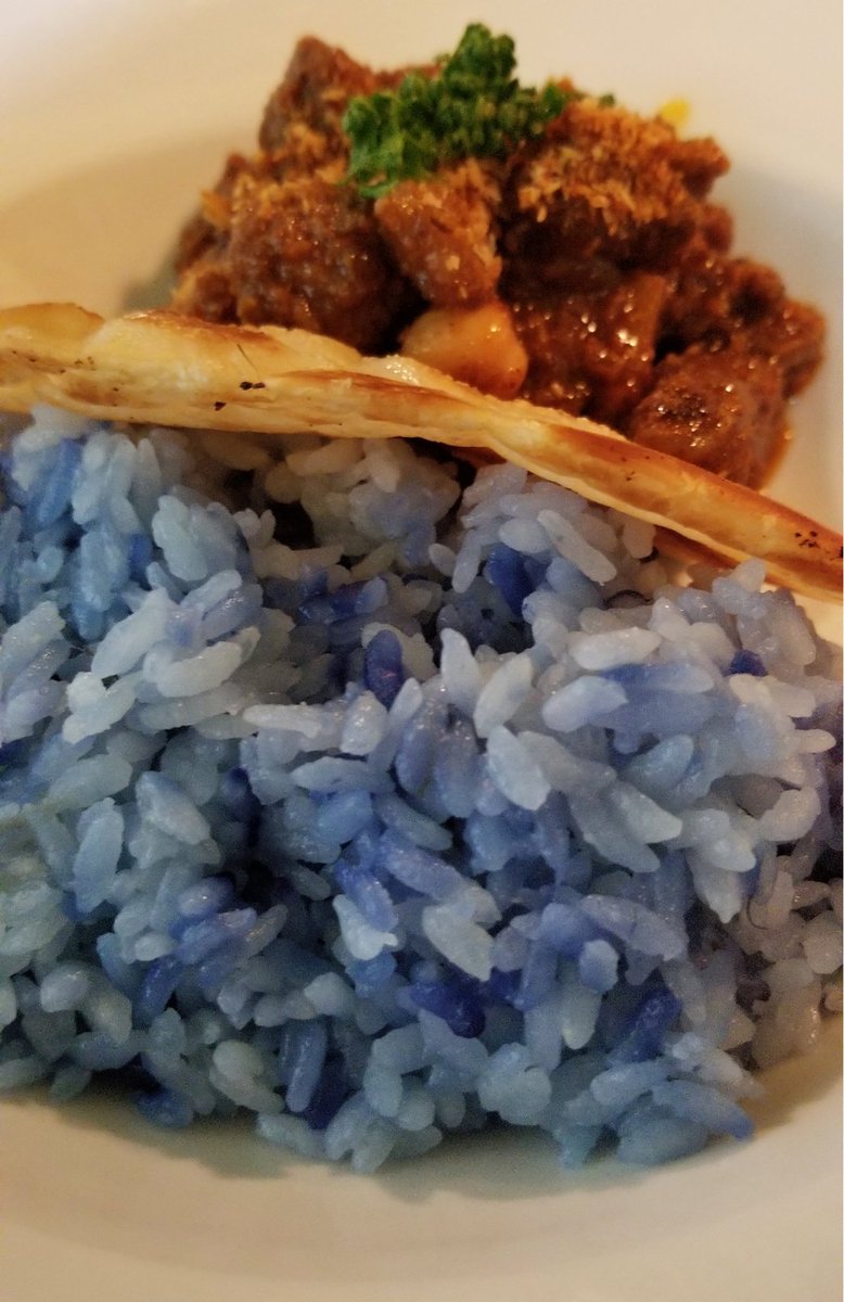 honchiow's tweet photo. 兰花饭&amp;印度煎饼&amp;冷當牛肉
Nasi Kerabu &amp;Roti Paratha &amp; Rendang Beef
バタフライピーライス&amp;ドライ牛肉カレー&amp;ロティ パラタ

#halal beef #Nasi kerabu #Rendang beef#バタフライピーご飯#ドライ牛肉カレー#マラヤレストラン#malayarestaurant#Nagasaki city#🇲🇾#roti paratha#印度煎饼 https://t.co/pp2t6Pt442