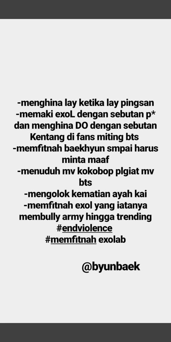 dianthajaffs's tweet photo. Hmm gimana ya,  bukan mau ngungkit nih.  Lebih banyakan fitnah dan hujatan siapa?  Exol atau anda?  #ArmysApologizetoEXOLab #JUSTICEFOREXOLAB https://t.co/gCiclrUeor