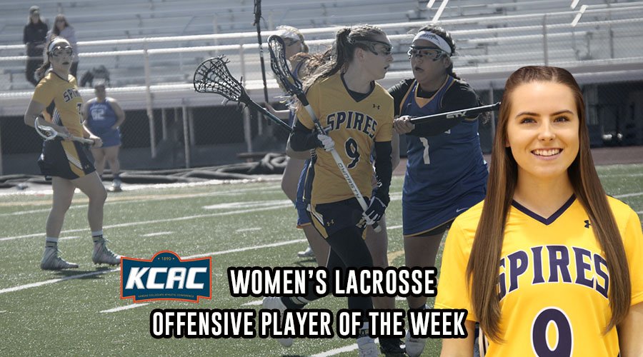 USMSpireWire's tweet photo. @USMWLax's Karissa Proctor has been named the KCAC Women's Lacrosse Offensive Player of the Week. Congrats Karissa! #SpireNation 

https://t.co/n4y2K4xgl9 https://t.co/1AGZ41HvIK