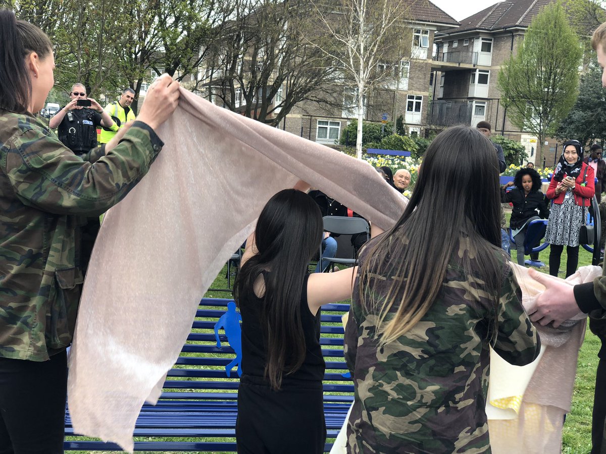 StMatthewsBL's tweet photo. Speeches from members of the community and Austins family unveil a bench in memory of Austin... @CCLeicsPolice @LPStMatthews #stmatthews #community #leicester https://t.co/DDdql5tz0u