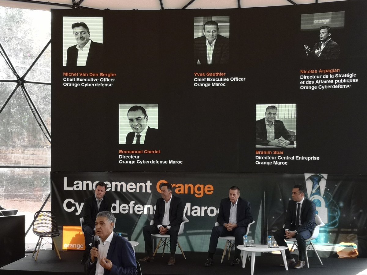 MichNowakowski's tweet photo. Opening of Orange CyberDefence in Morocco. Congratulations to @YvesGauthierOMA and the team 😊 https://t.co/svQze5gTXp