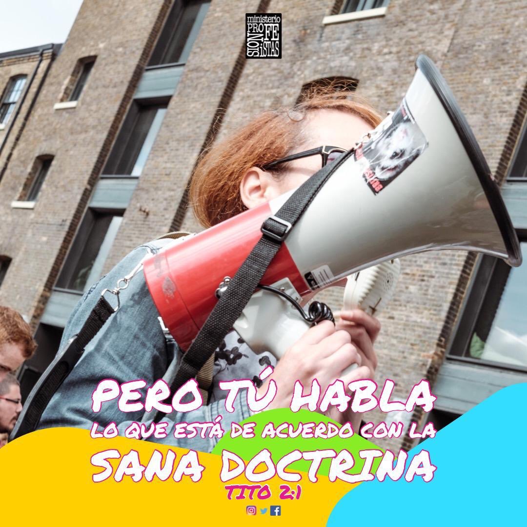 ProfesIBMty's tweet photo. Lleva la sana doctrina a otros, comparte el verdadero mensaje de Salvación para este mundo *#ProfeShare #Evangelismo* https://t.co/j2me2iXYe3