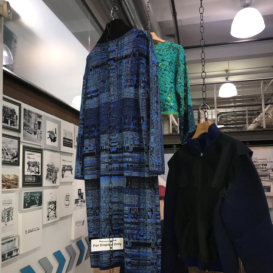 StollFTNY's tweet photo. Come visit us for technical support, development consultation, or sampling! For more information about our Fashion & Technology and Technical Textiles services, email us at info@stollamerica.com.
#STOLL #StollAmerica #Knitwear #Solutions #NYC #KnitLab #Microfactory https://t.co/YMmBxLFdx6