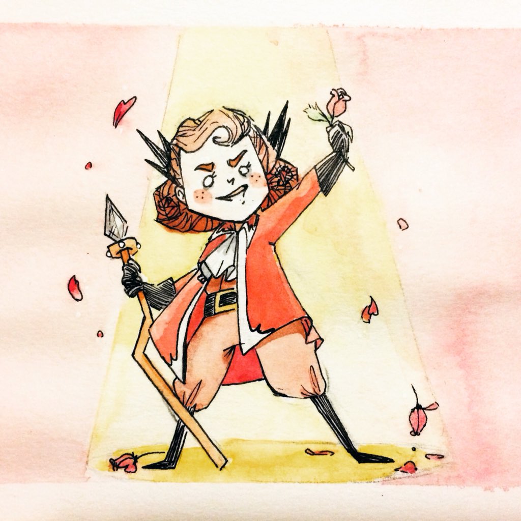 ferntwig's tweet photo. Wigfrid’s roseate is so good #dontstarve #DontStarveTogether https://t.co/bPE3K8sqkg