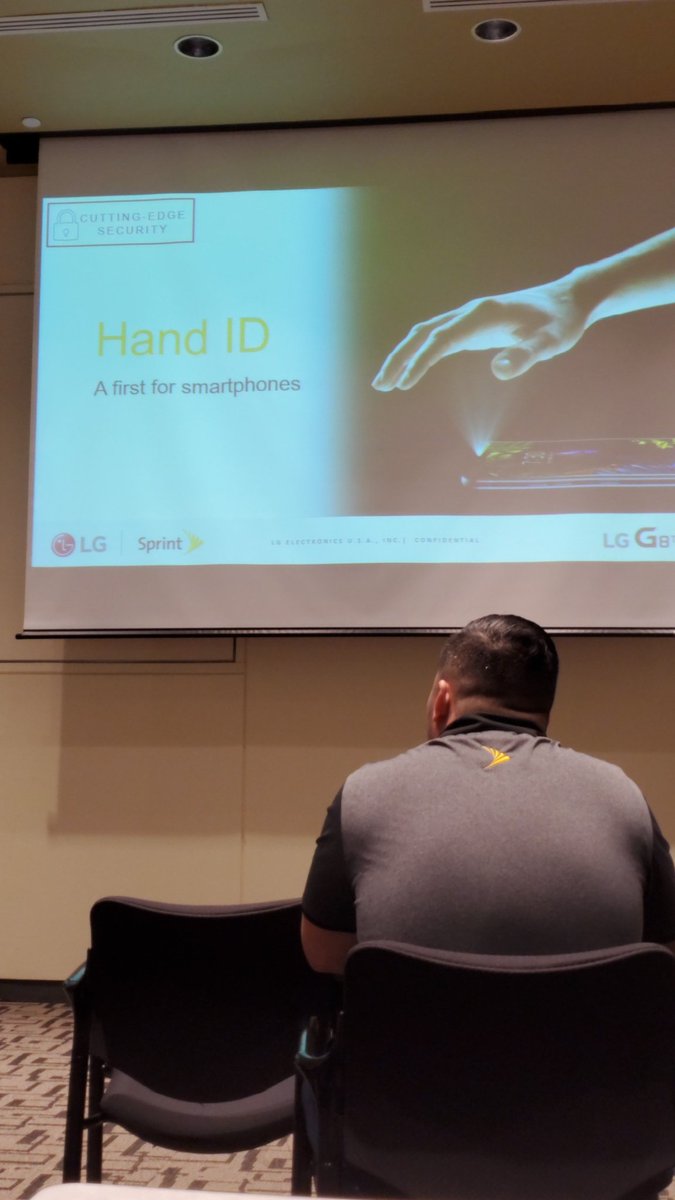 #LGG8DC @SellWithLG #handID first for smartphones