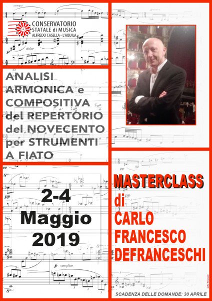 CF_Defranceschi's tweet photo. https://t.co/CkEZifotBz #masterclass #conservatorio #aquila #strumentiafiato #concerti #orchestra #defranceschi #analisi #composizione #armonia #contrappunto https://t.co/ulq8kTtcOW