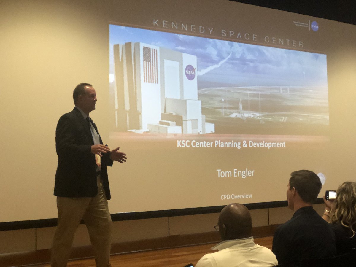 LeadershipORL's tweet photo. We’re excited about the cool @NASAKennedy @ExploreSpaceKSC update from #LO87 alum Tom Engler #LO97 @BrevardCo_FL #NASA https://t.co/u0FAWBTPHQ