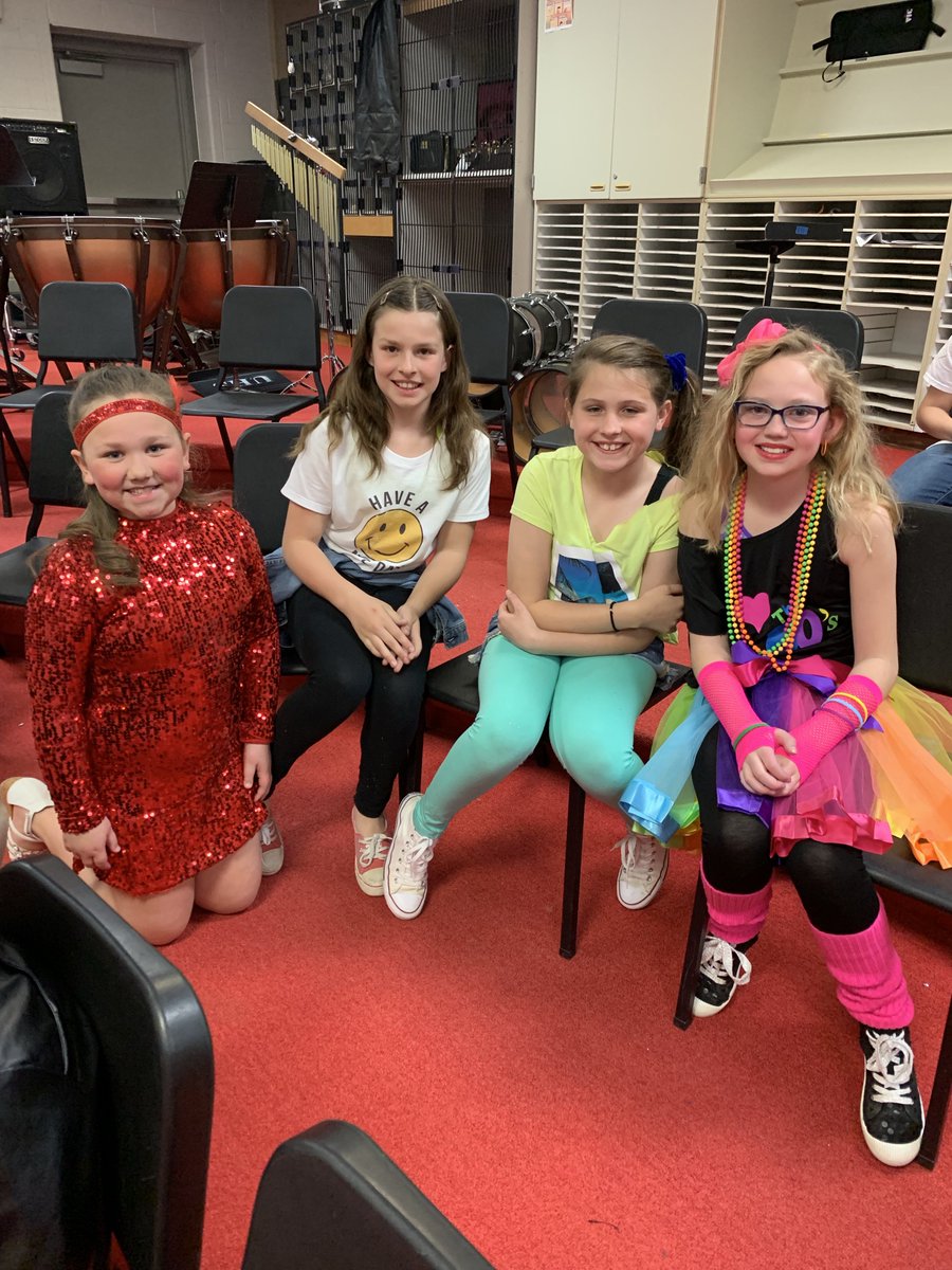 Mrs. Sondag's class is ready to sing at the spring concert.