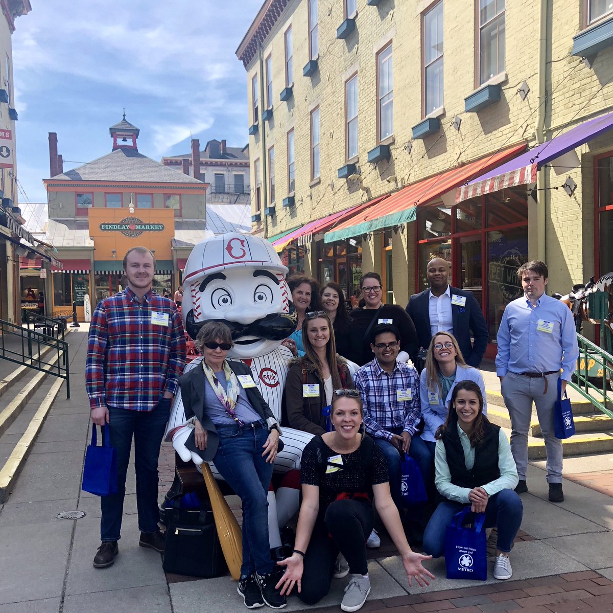 julesdance's tweet photo. @CincyChamber Hello Cincy Day is underway and we’ve worked up quite an appetite. Thankfully, @CincyFoodTours has plenty of samples from local @FindlayMarket favorites coming up now! #tourtime #hellocincy #foodiescene #newtocincy #cincyfavorites #hellocincyday https://t.co/qlkyBIjUeM