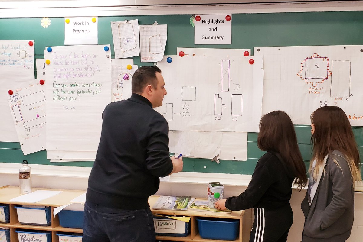 MsARTiculate's tweet photo. #coteaching w @lcgk93 this morning... highlighting the importance of making learning visible, communicating understanding, &amp; proving student thinking in #math. @TDSBFNST @TanyaSenk @JSpyropoulos @LC4_TDSB #RMSmath #3partlesson #threepartlesson #MakingLearningVisible #MSIC #TDSB https://t.co/BkQWnsqj6j