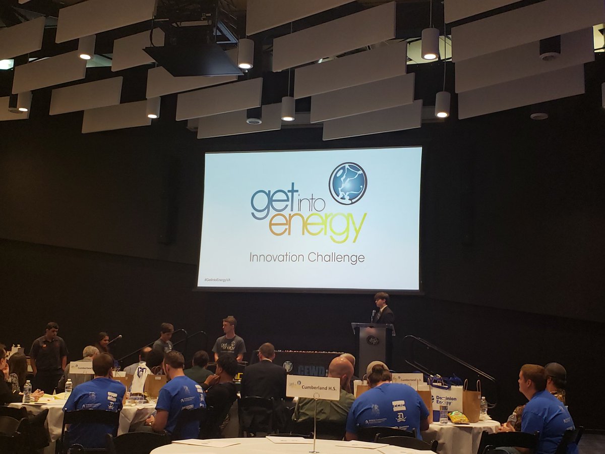 Spending the day <a href="/ScienceMusofVA/">Science Museum of Virginia</a> enjoying the #getintoenergyva innovation challenge. My remarks are last but I'm enjoying listening to the students and their ideas for our future.
<a href="/StateFarm/">State Farm</a> @SF_KateBeadle