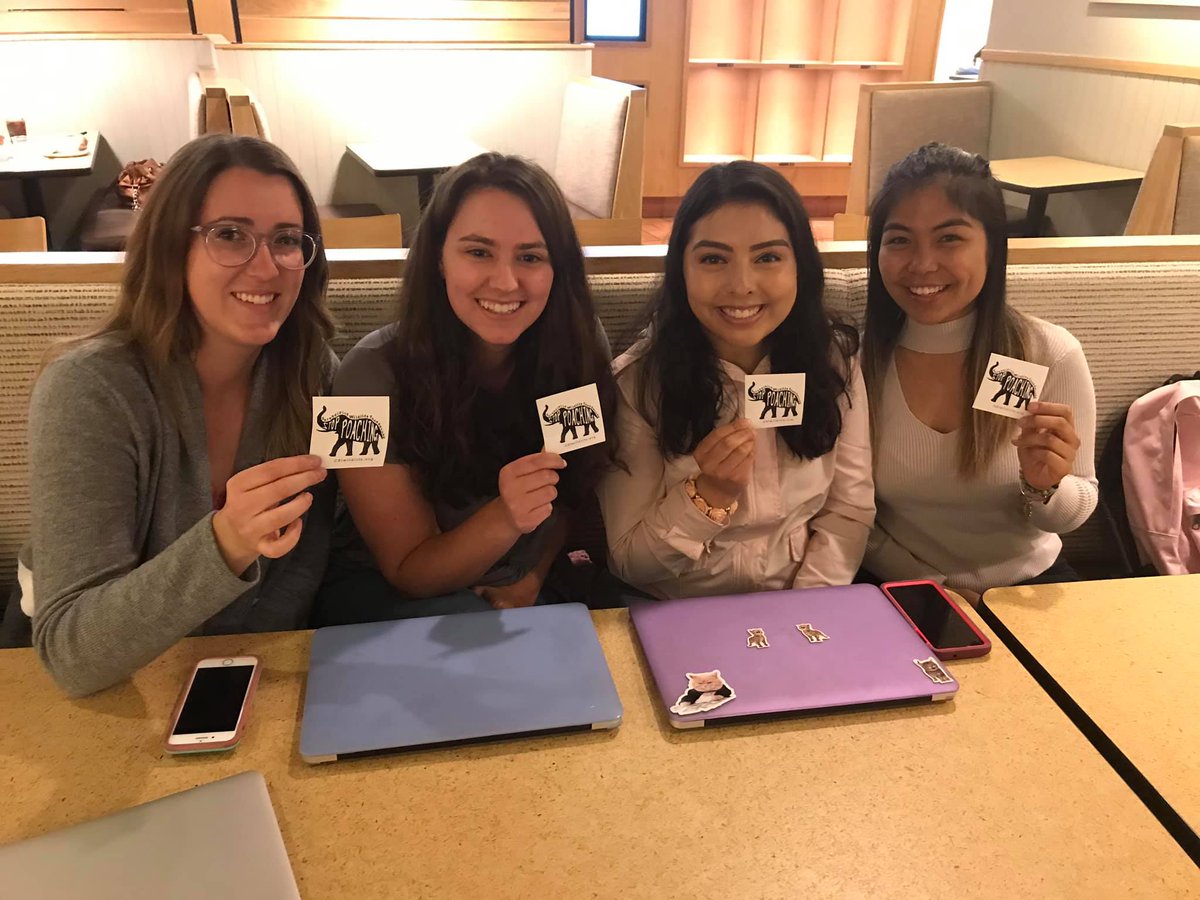 CSIWildlife's tweet photo. @csuf's COMM Together is hard at work promoting #SerendipityWildlifeFoundation &amp; spreading the word about our work in #CSI and #forensics in the #wild. These brand new stickers have been going fast and have one major message: #stoppoaching! #srilanka #kenya #csiwildlife https://t.co/VtmwurRmml