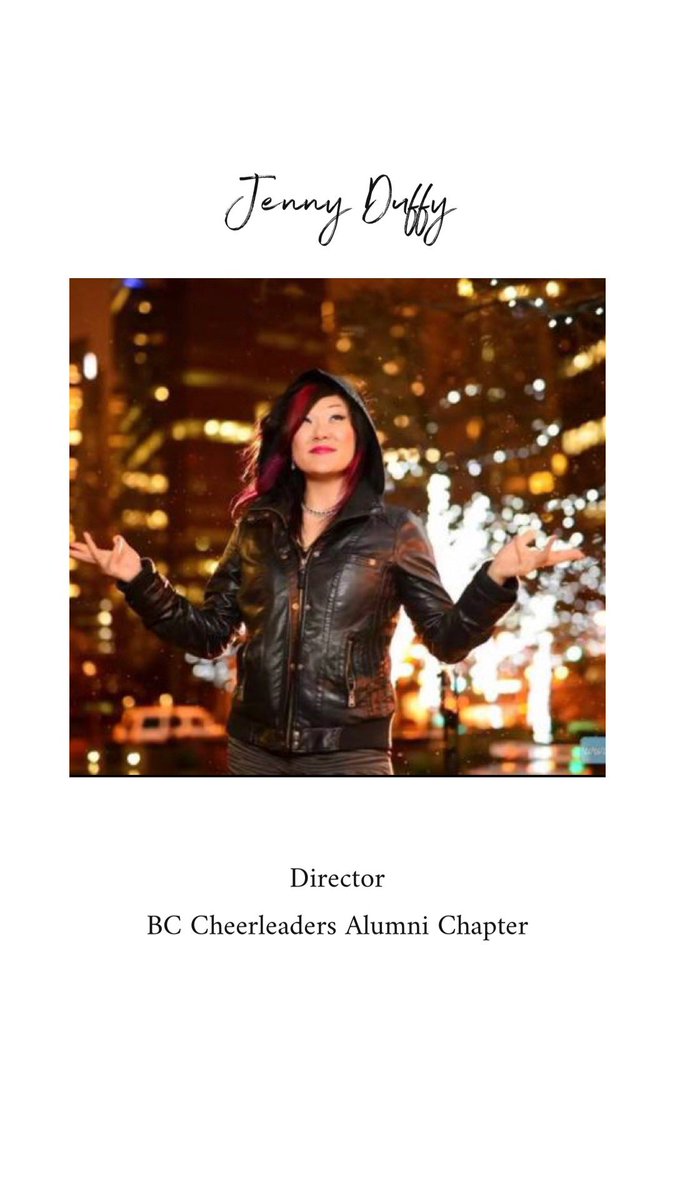 CFcheeralumni's tweet photo. Please welcome Jenny to the board as our BC Director! https://t.co/mWLe3JOvpo