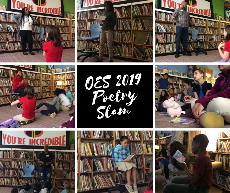 OES_Explorers's tweet photo. OES 4th Grade Poetry Slam #ExploreWithUs @OES_Explorers #FullSTEAMAhead https://t.co/c22rDeAWHe