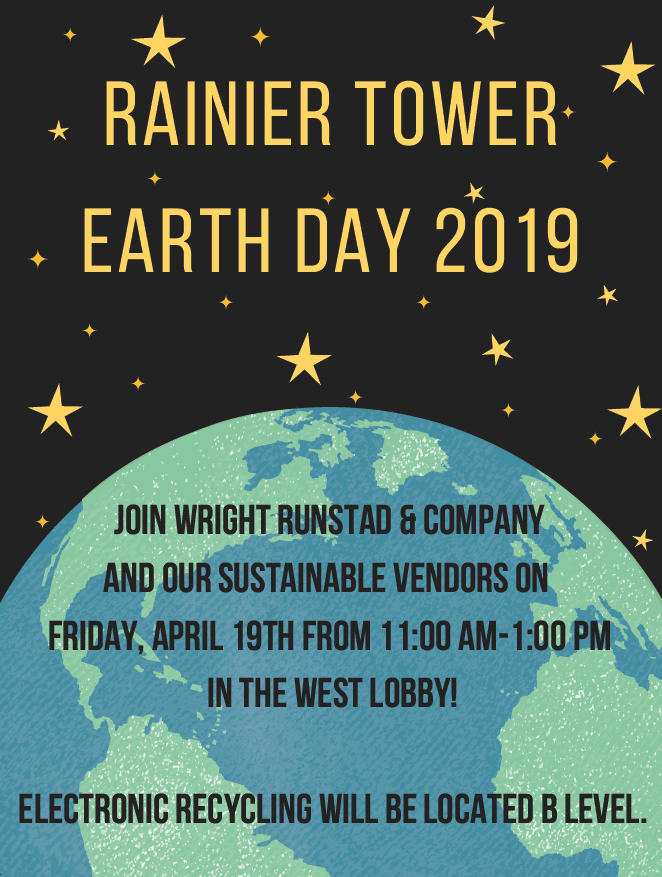 RainierTower's tweet photo. Please join us for Rainier Tower Earth Day this Friday! https://t.co/bi9jc6ybSd