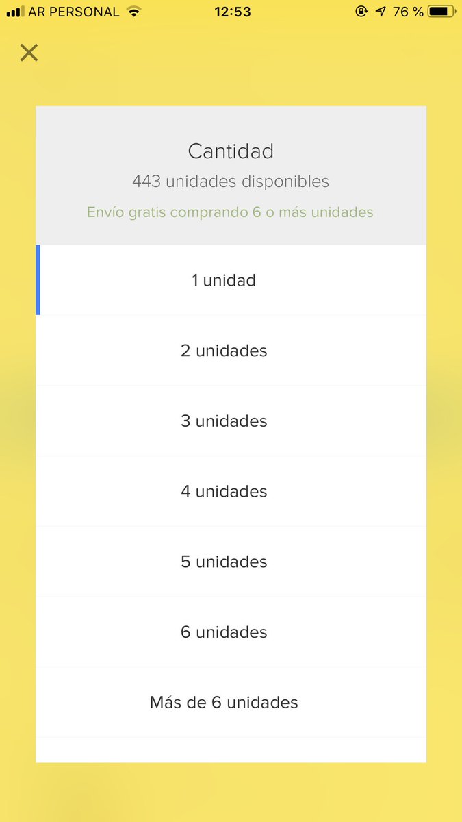 lulirza's tweet photo. @ML_Ayuda buenos días, realicé una compra y por mensaje me dice que no tienen stock, figurando que tienen 443, como prosigo con este caso? https://t.co/juKA4H2Zr3