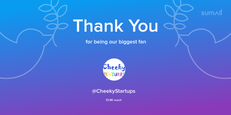 BYMblog's tweet photo. Our biggest fans this week: @CheekyStartups. Thank you! via https://t.co/YOEfqfP3ev https://t.co/HJfxMHS8FV