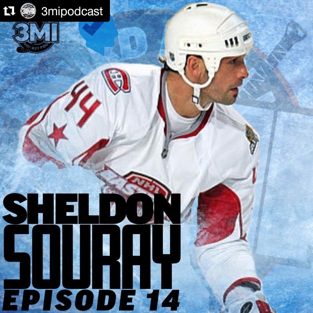 Episode 14 with one of my oldest pals and <a href="/NHL/">NHL</a> legend <a href="/SSouray/">Sheldon Souray</a> now available wherever you get your podcasts!!! More great stories this week #ThreeBigMacCombosPlease #GolfingWithLou #YandR #RadekBonkBonked #Brainerd <a href="/TCAmericans/">Tri-City Americans</a> <a href="/CanadiensMTL/">Canadiens Montréal</a> <a href="/TheWHL/">Western Hockey League</a> <a href="/vocmhart/">Terry Hart</a> <a href="/TheRealAsham45/">Arron Asham</a>