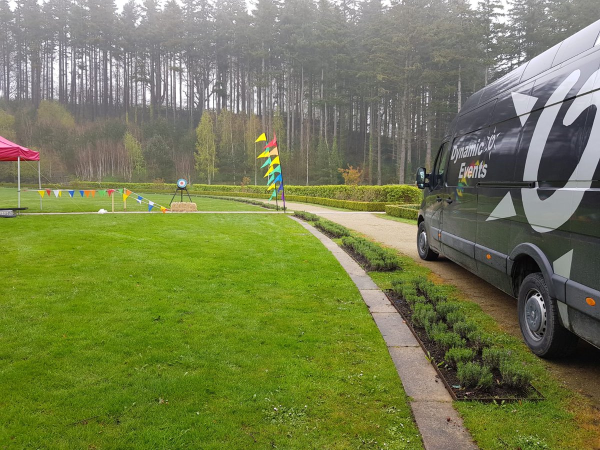 Back at <a href="/powerscourtHtl/">Powerscourt Hotel</a> this afternoon for some activities on the lawns. #BeInspired