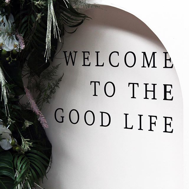 Grumbledukes's tweet photo. Feature Wall | .
Welcome To Good Life.
Our feature Wall came out beautifully and exactly how i’d envisioned for the fabulous @awedlessord occasion! .
The Good Life Wall is ‘NOW’ available for Hire or why not have your own custom wall | back drop built fo… https://t.co/RcovGiBvSv https://t.co/ob9iD9vToF