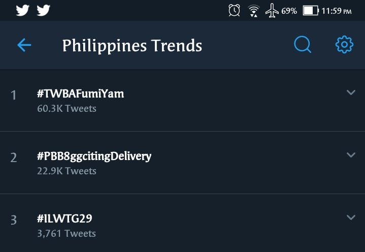 DaviePunk's tweet photo. We are number one trending !!!! Oh may gasss!!! Thank you so muchhh to alll !!!!!

Oh may gastosss! What happen to you @fumfumfum3 and @gucong_yamyam

Congratulations to all!!
#TWBAFumiYam https://t.co/Xe4bYzmlcS