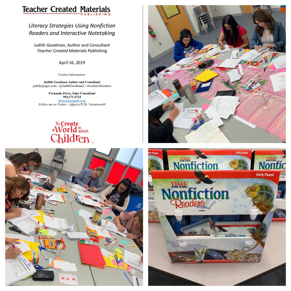 fperezTCM's tweet image. Great learning happening at @ClintISD with @tcmpub author @JudithGoodman2 and amazing teachers and coaches Thank you for the opportunity @JParker_CISD @sorianorocks @JRMunoz915 #WeAreClintISD #interactivenotebooks #nonfiction #reading #newELARTEKS