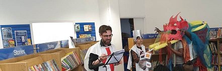 SouthwarkLibs's tweet photo. St. George's flag making was lots of fun at #BlueAnchorLibrary. Here are some photos from the event. If you missed out it will be repeated on Thursday 18 April, 1pm to 4pm. Pop in for an enjoyable afternoon. https://t.co/sYTO7wHBB3