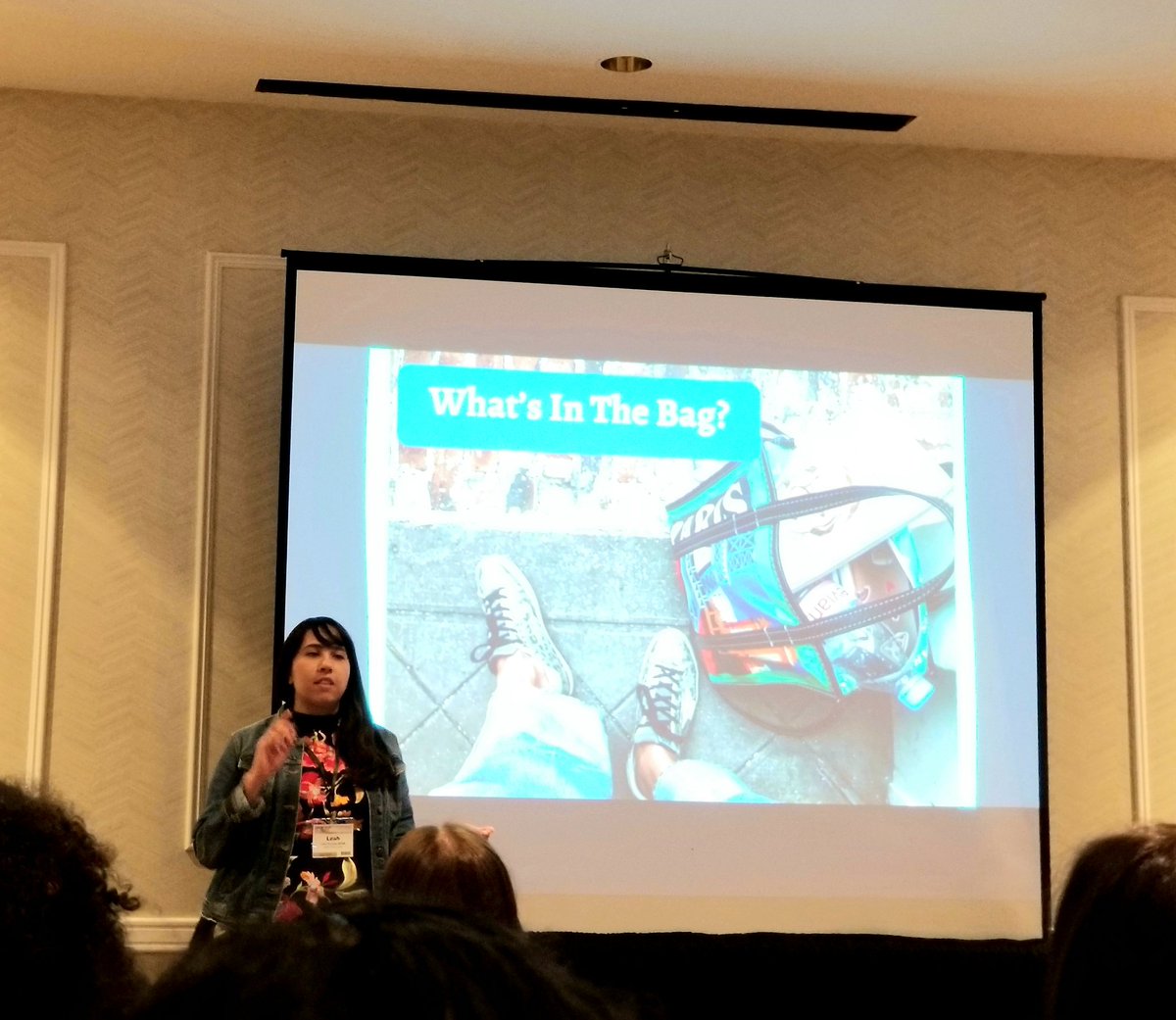 TexasWHC's tweet photo. Leah and Eleni of @HFTexas, presenting on Youth Advocates: Leaders of Today during the #txcampaign's Annual Symposium 😀
#HFTX https://t.co/zCwB3FxdG3