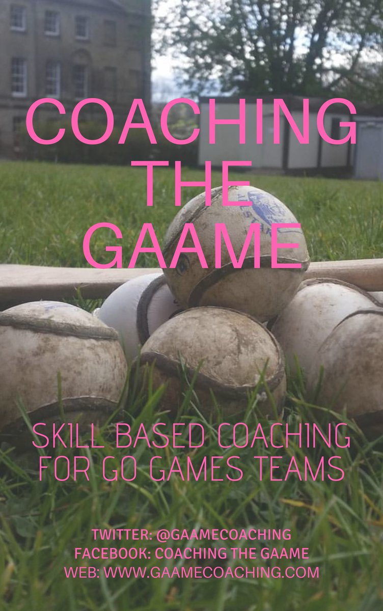 GAAmeCoaching's tweet photo. Competition:
We are launching our latest Coaching Resource "Skill Based Coaching for Go Games Teams" on Friday 3rd May.
To be in with a chance of winning 5 copies for your club, simply Retweet &amp; Like this post and Follow @GAAmeCoaching 
Winner announced 6pm Friday 3rd May. #GAA https://t.co/BDNVEegJT9