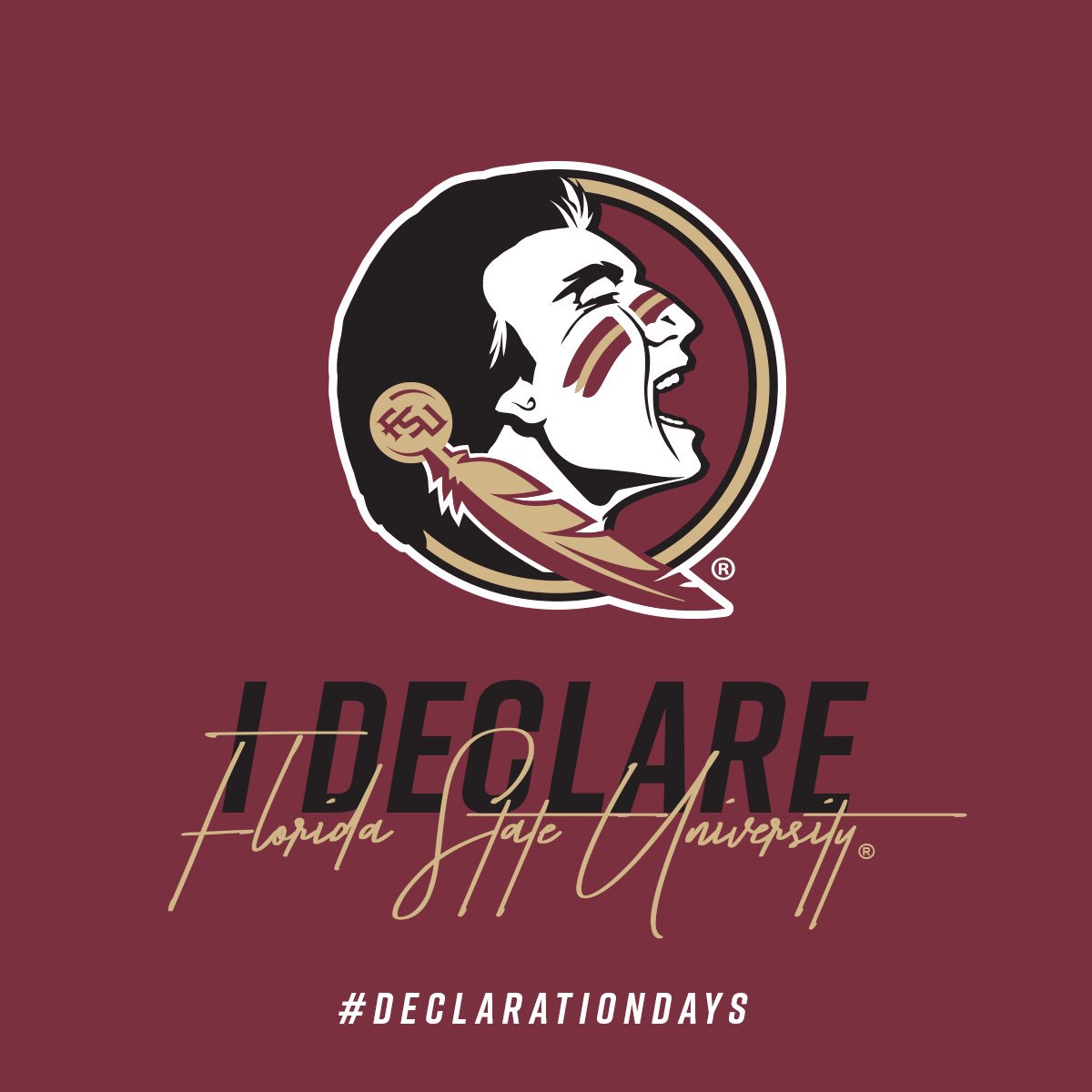 ava_redd's tweet photo. I declare FSU! #nowanole #Declarationdays @towbrand @FSUAdmissions https://t.co/JljG5rTlDX