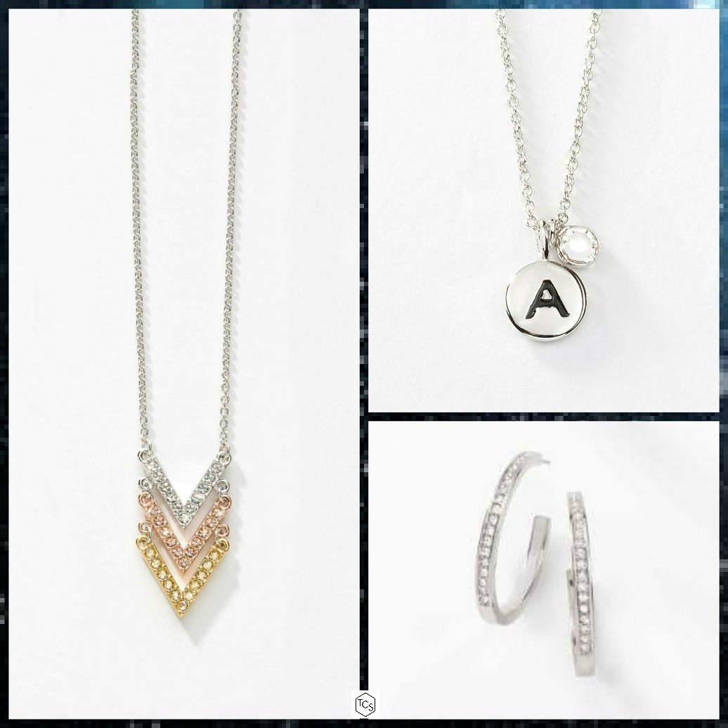 AsyaRobinson2's tweet photo. Today's look, the Triple V and initial necklaces with the hoopla earrings.
#PrettyRight https://t.co/VKTftgTkI0