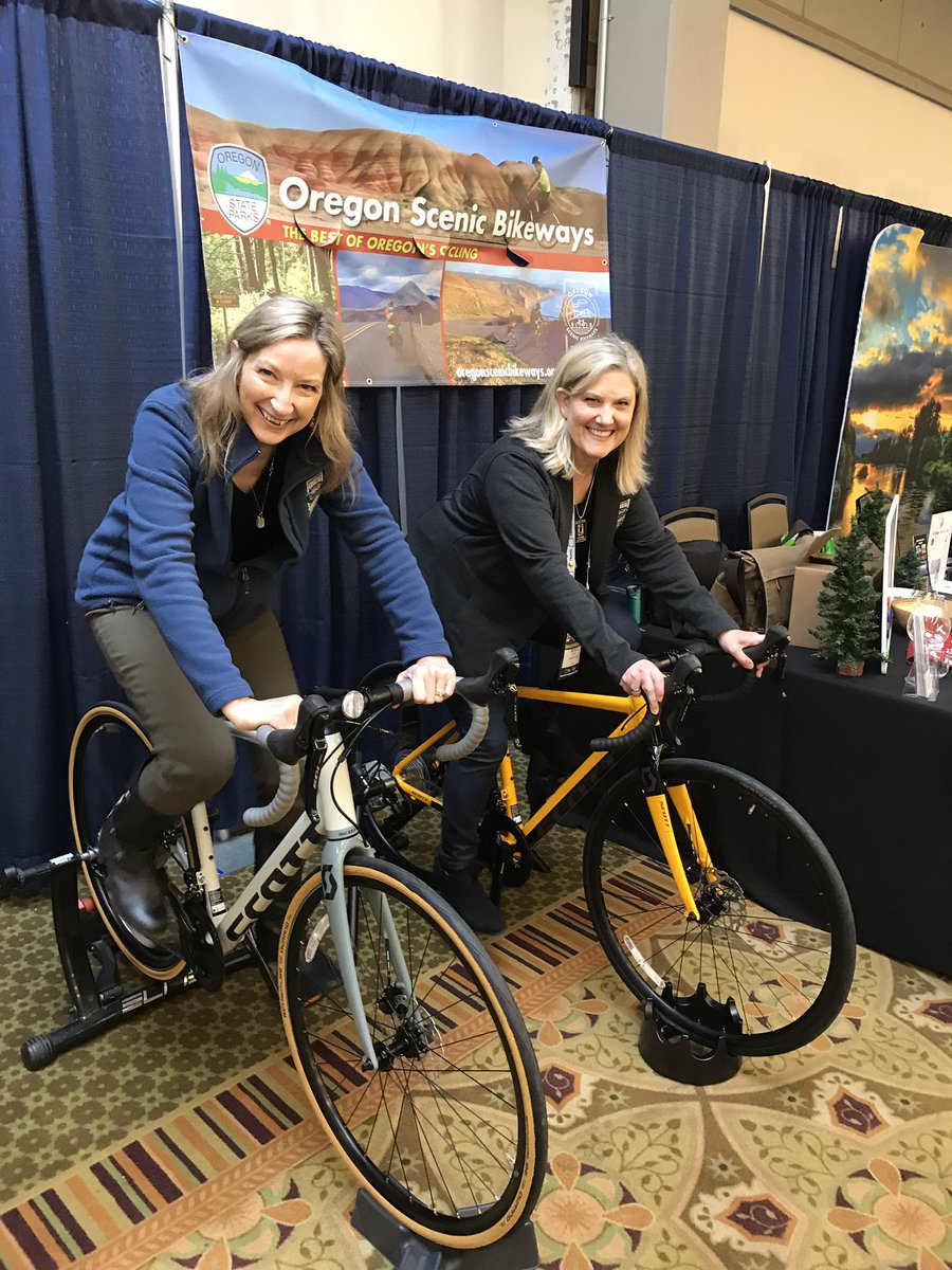TravelLaneCo's tweet photo. Attention #ORGC19 attendees... take a ride on a @BicycleWay bike at our booth! #ORGC https://t.co/jiSJDX8AwI