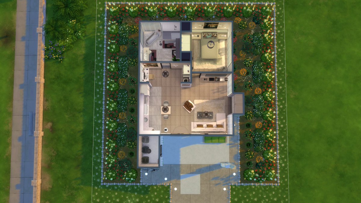 design_meli's tweet photo. → Lot Name: Tiny Modern 
→ Lot Size: 30x20 
→ Origin ID: My_Dream85 
→ Place with BB.MoveObjects On 

This #tiny #modern is available to download on #TheSims4 #gallery :-) 

#MeliDesign #Sims4 #Ts4 #sims4build #TinyModern #Sims4Tiny #small #Sims4Modern #TinyHomes #House #cute https://t.co/qAj72LdwKP