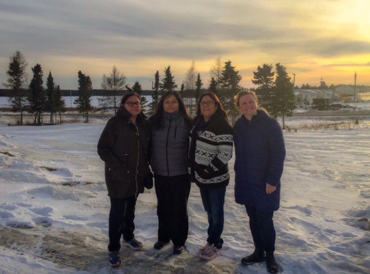 MartinaSaunders's tweet photo. Last week’s visit by @amnesty to my community of York Landing MB. It was a busy, amazing, uplifting experience to hear our women &amp; men contribute to a dialogue in effecting change regarding hydroelectric development on gendered impacts in northern Manitoba. #IninewIswewak https://t.co/ylBHwmCqr1