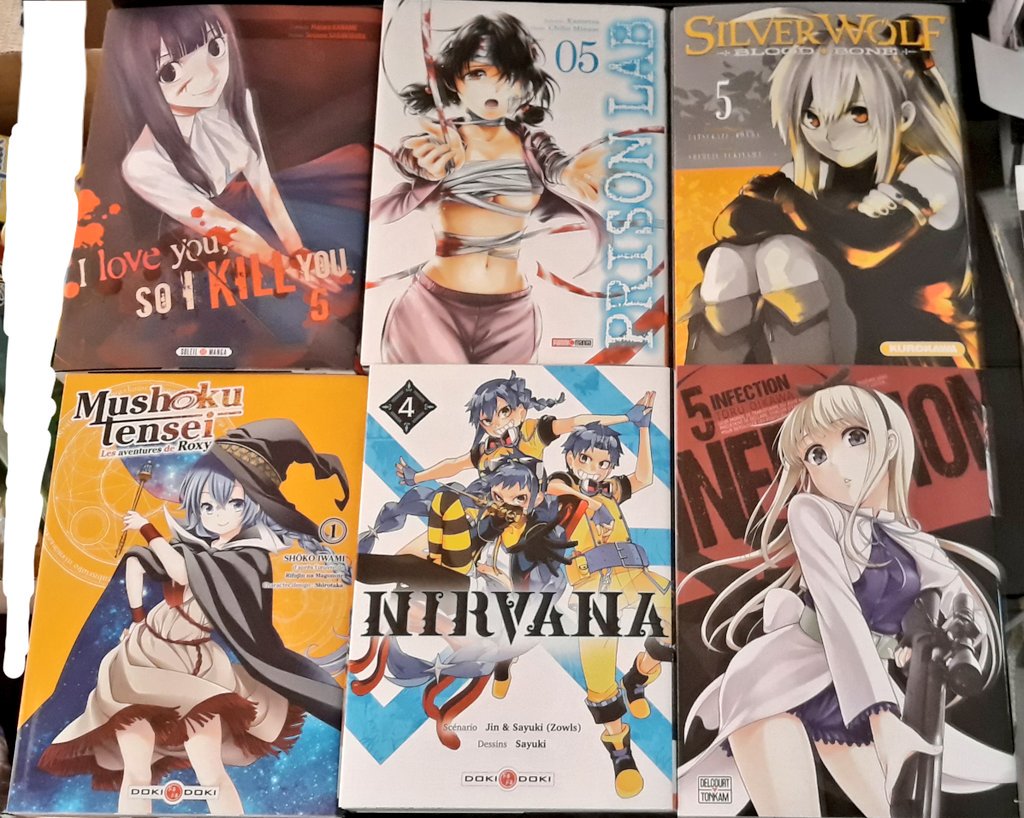 dadaninfluenceu's tweet photo. Article mis à jour 📣
Mon avis sur
#Iloveyousoikillyou Tome 5
#Prisonlab tome 5
#silverwolfbloodbone Tome 5
#infection Tome 5
#Nirvana tome 4
Et #mushokutenseilesaventuresdeRoxy Tome 1 sont disponibles bonne lecture 😋https://t.co/LORGrICVXC https://t.co/gkDhGEgVLe