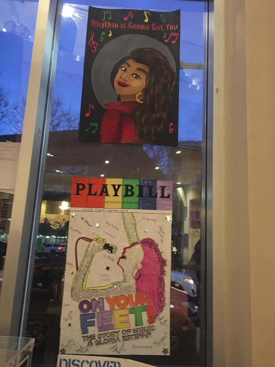 LearningWithLo's tweet image. Wonderful to see artwork from South High in Worcester, MA at On Your Feet!